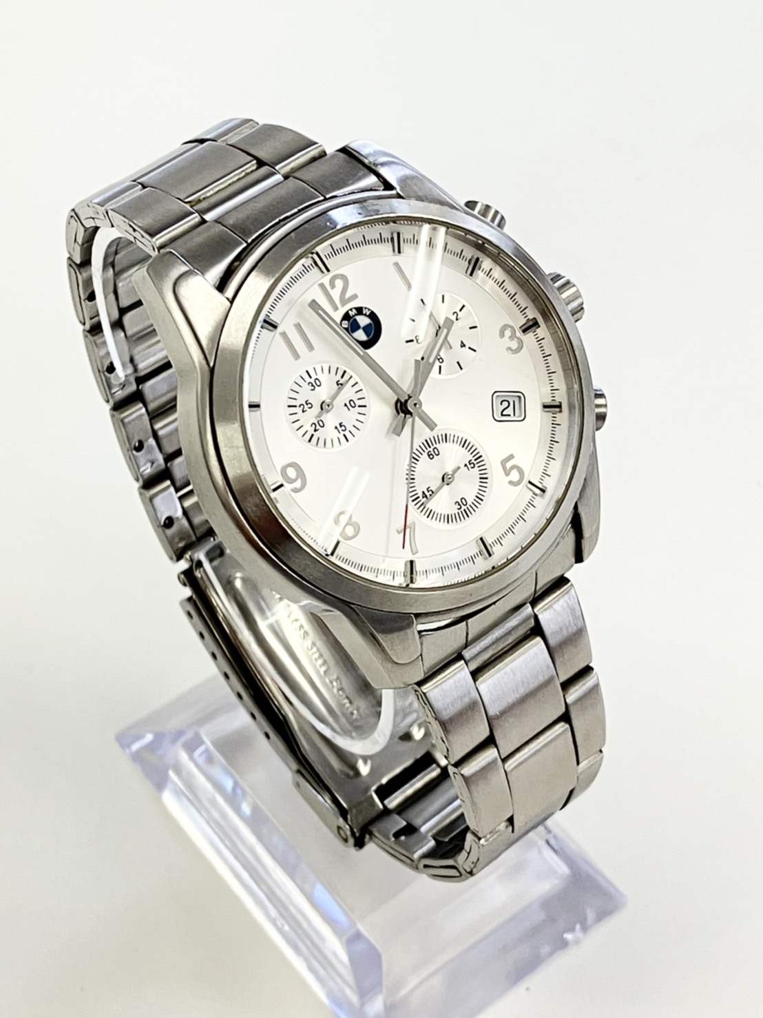 稼働 BMW 腕時計 クロノグラフ スモセコ デイト メンズ a | Like a  