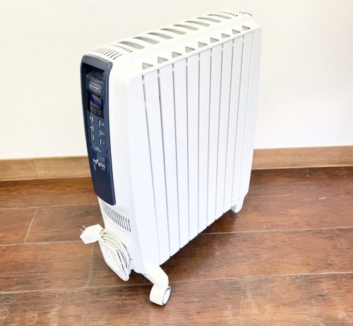 デロンギ オイルヒーター ドラゴンデジタル X字型9枚フィン 1500W 4～10畳 TDD0915W デロンギ オイルヒーター ドラゴンデジタル スマート X字型フィン9枚