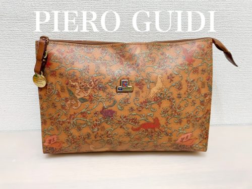 ピエログイディ PIERO GUIDI セカンドバッグ クラッチバッグお 